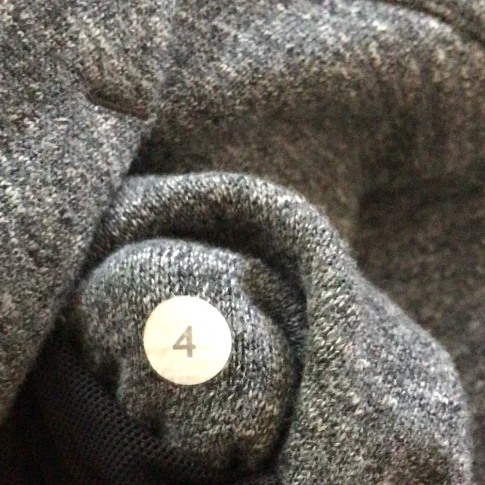 Lululemon Pleat to Street Bomber Jacket Snow Slub Cotton Fleece Athleisure